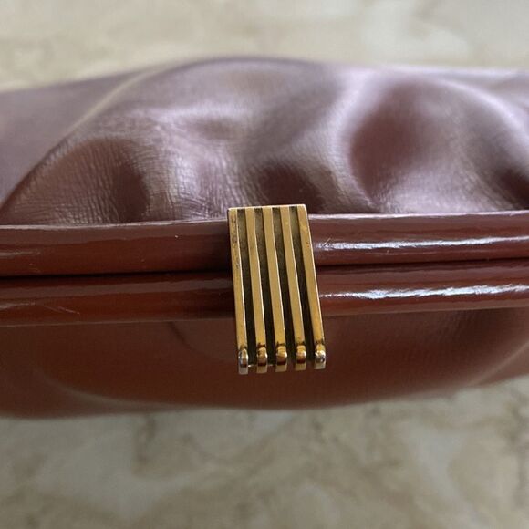 Vintage Leather Satchel London Made England Brown - Picture 15 of 16